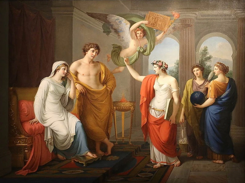 1748-Giuseppe Mazzola - Le nozze di Peleo e Teti - Galleria Sabauda,Torino